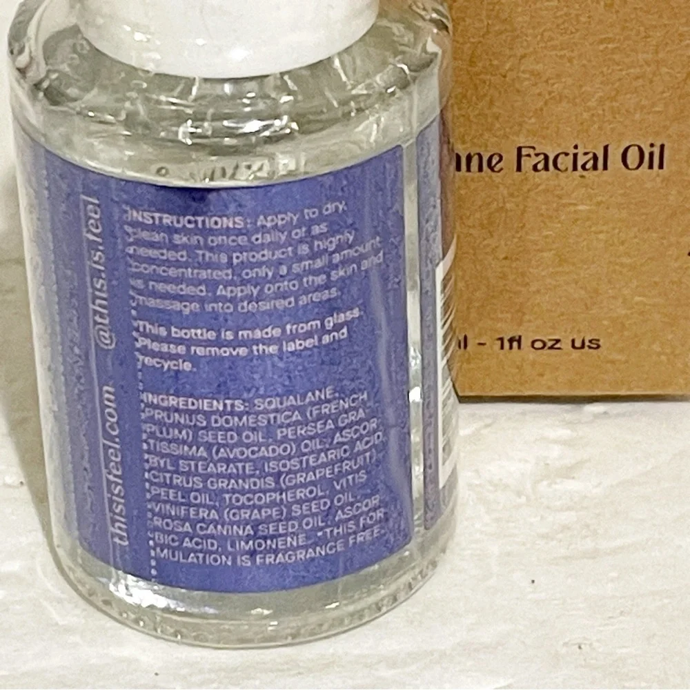 Feel Squalane Facial Oil 1oz Skincare Face NEW‎